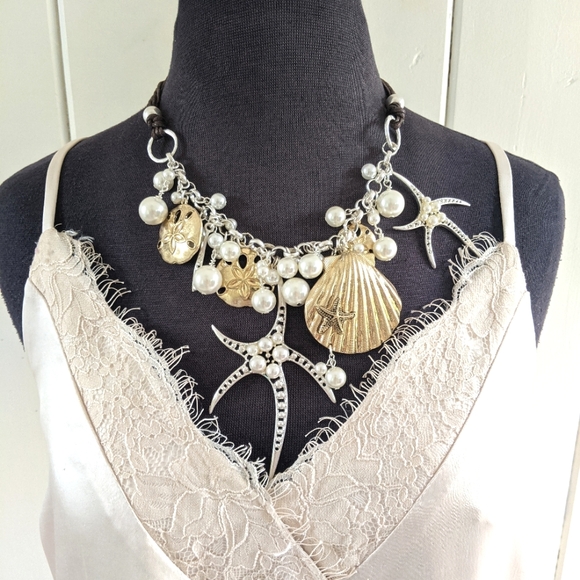 Pearl & Shell necklace - Picture 1 of 12